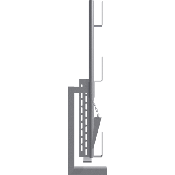 Guard rail clamp | with adjustment by wedge | galvanized